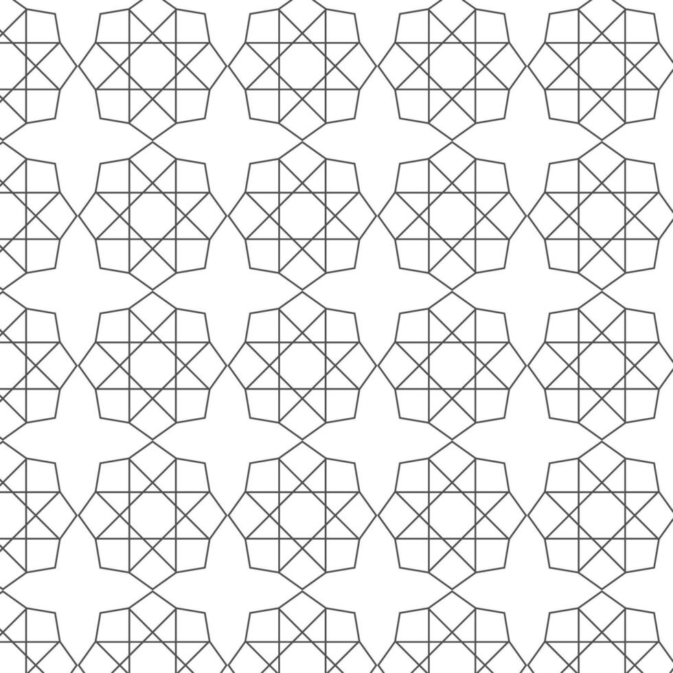 Seamless Arabic geometric pattern design . vector illustration
