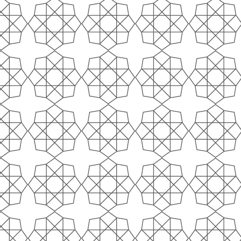 Seamless Arabic geometric pattern design . vector illustration