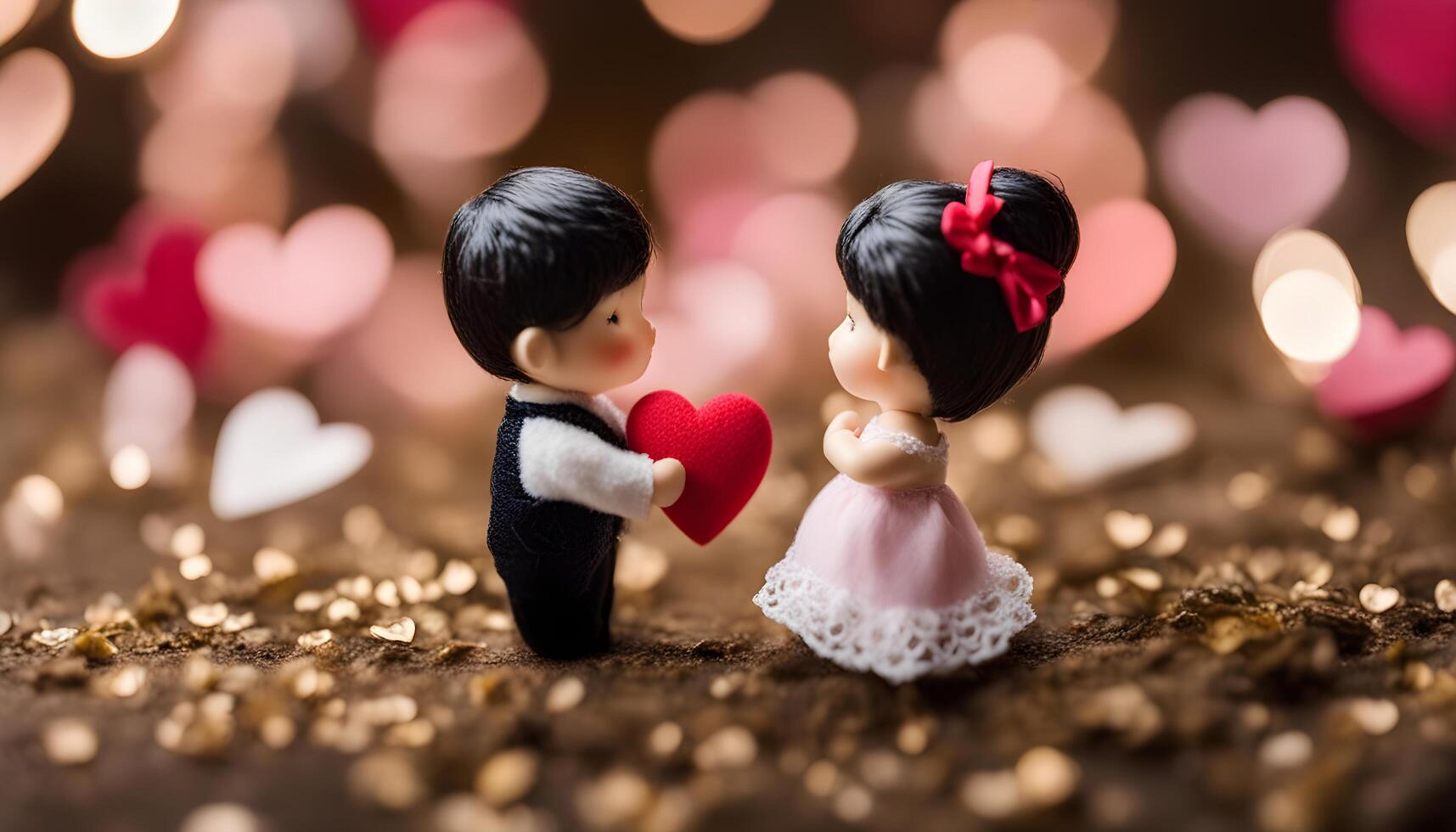 AI generated valentine's day wallpaper for your desktop photo