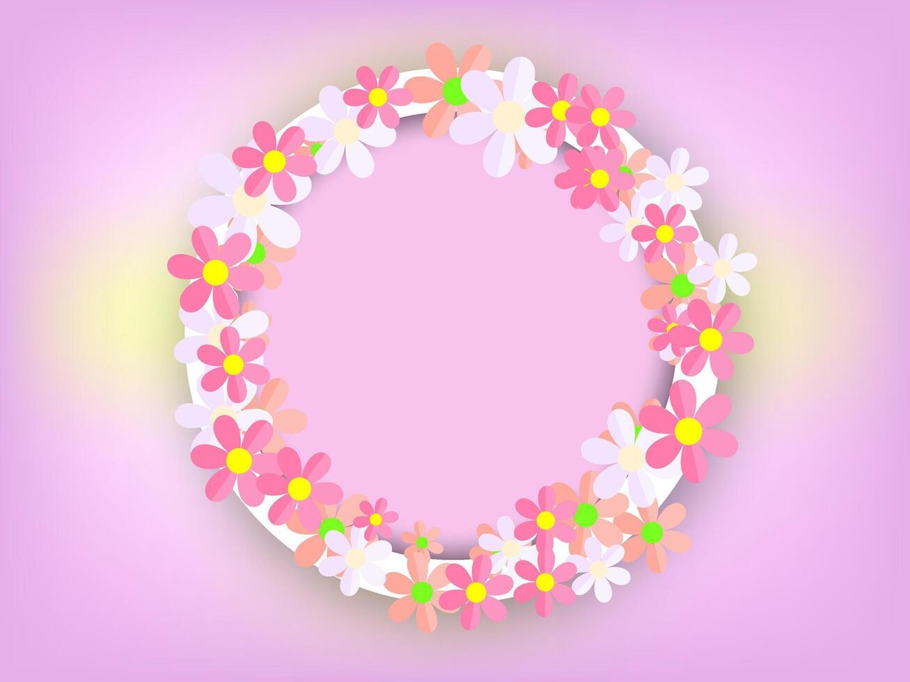 flower vector illustrations background
