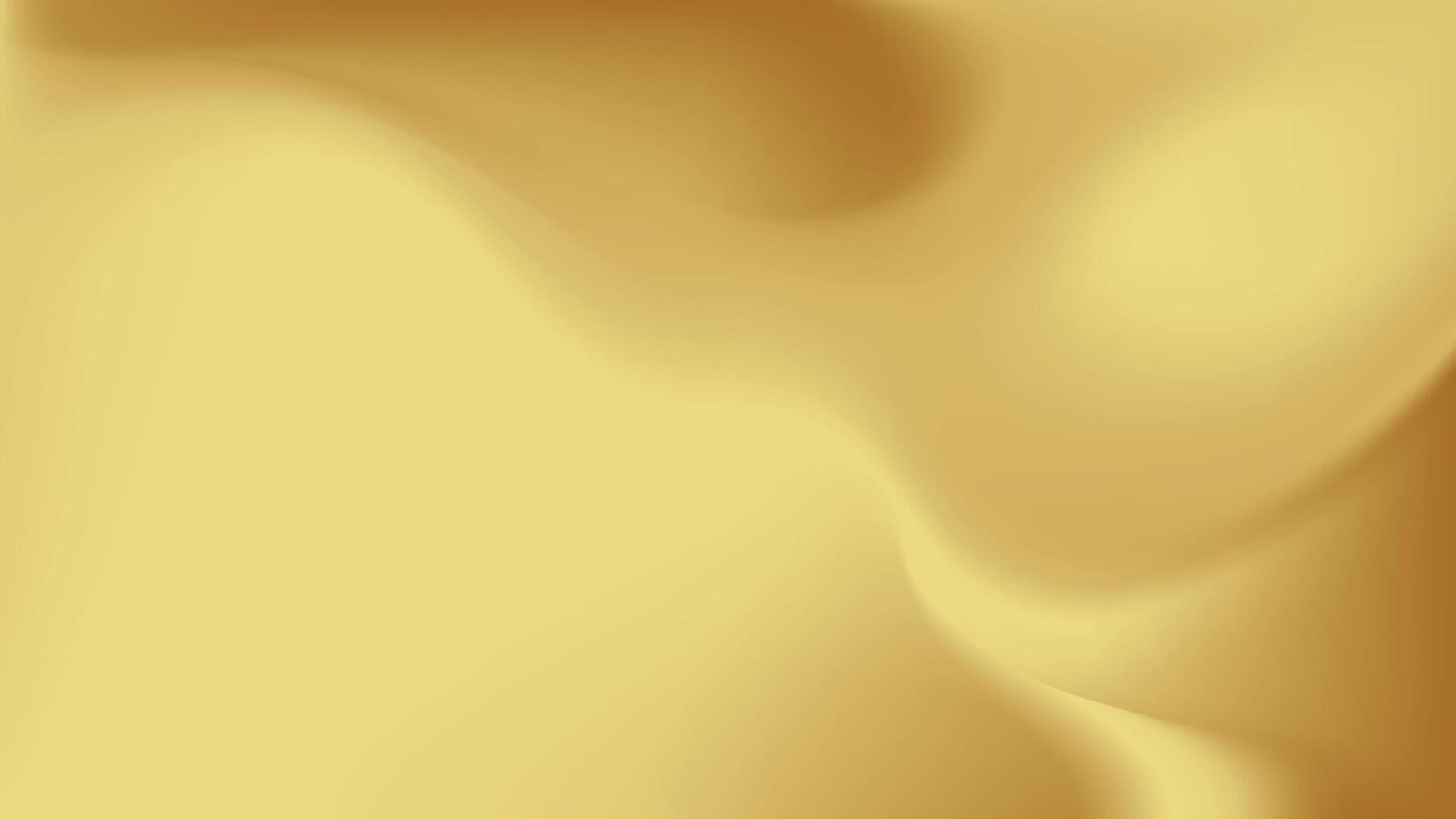 Gold abstract blurred gradient background. Vector illustration.