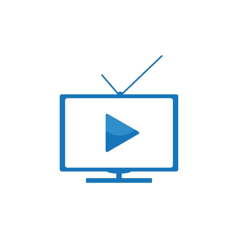 el ilustración de televisión logo vector