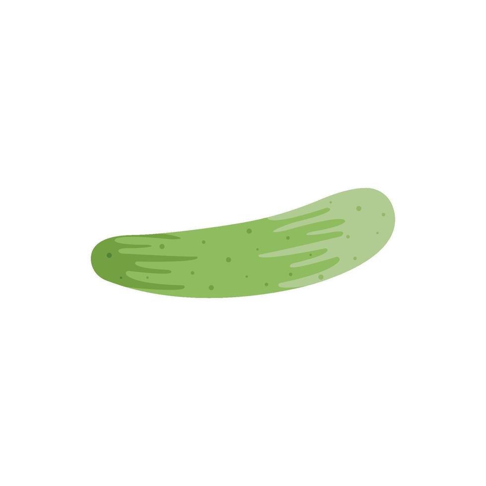 Cucumber logo vector icon simple illustration design