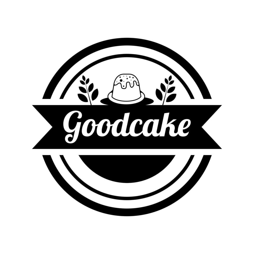 cake and cookies logo design vector