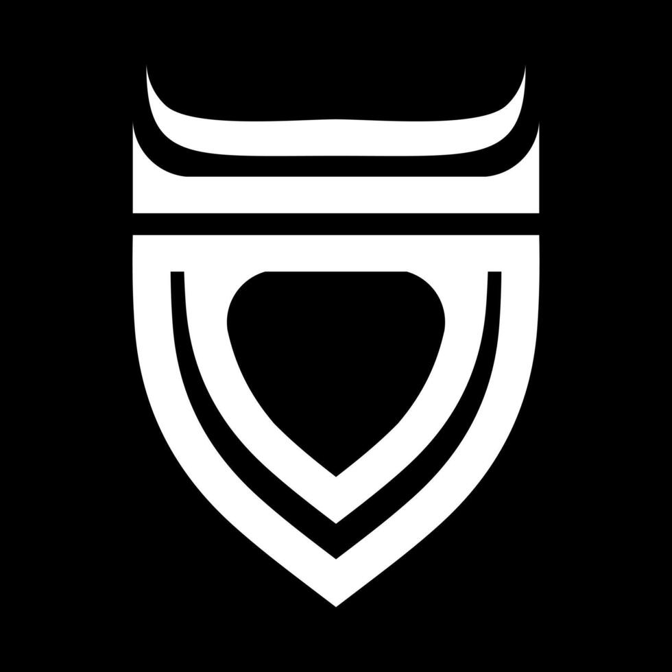 shield icon logo design vector