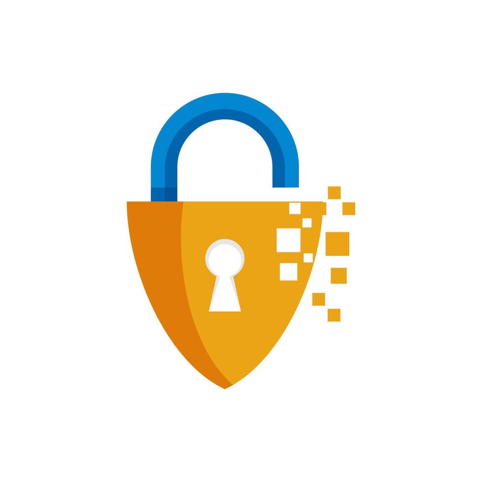 security icon logo design  vector