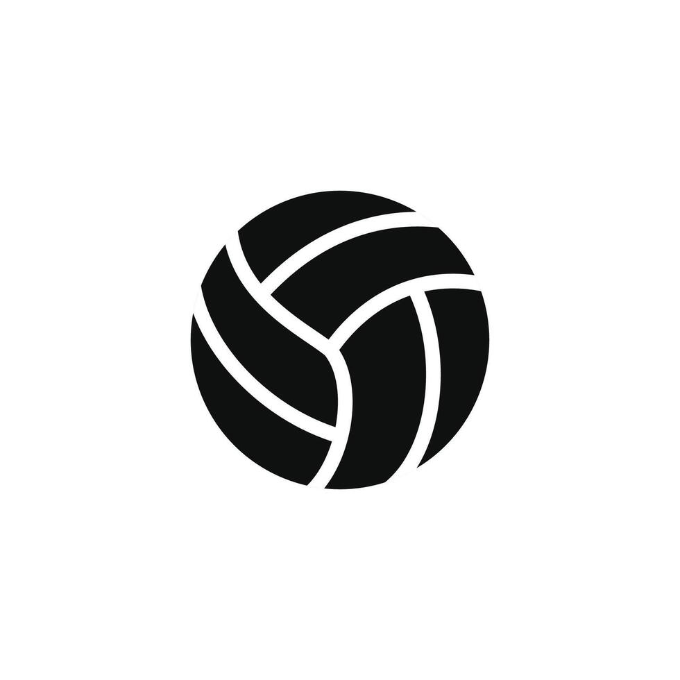 Volleyball icon isolated on white background vector