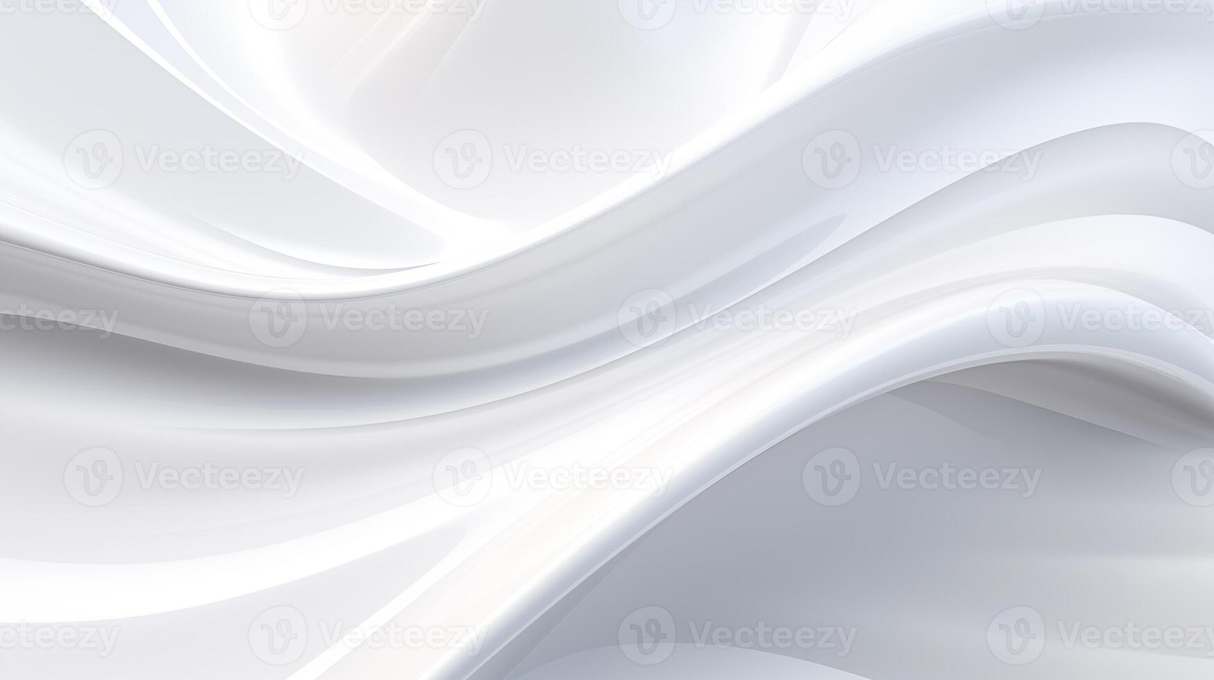 Abstract soft shiny white gray wavy line background graphic design. Elegant white gray modern architecture art. Blurred backdrop effect back photo