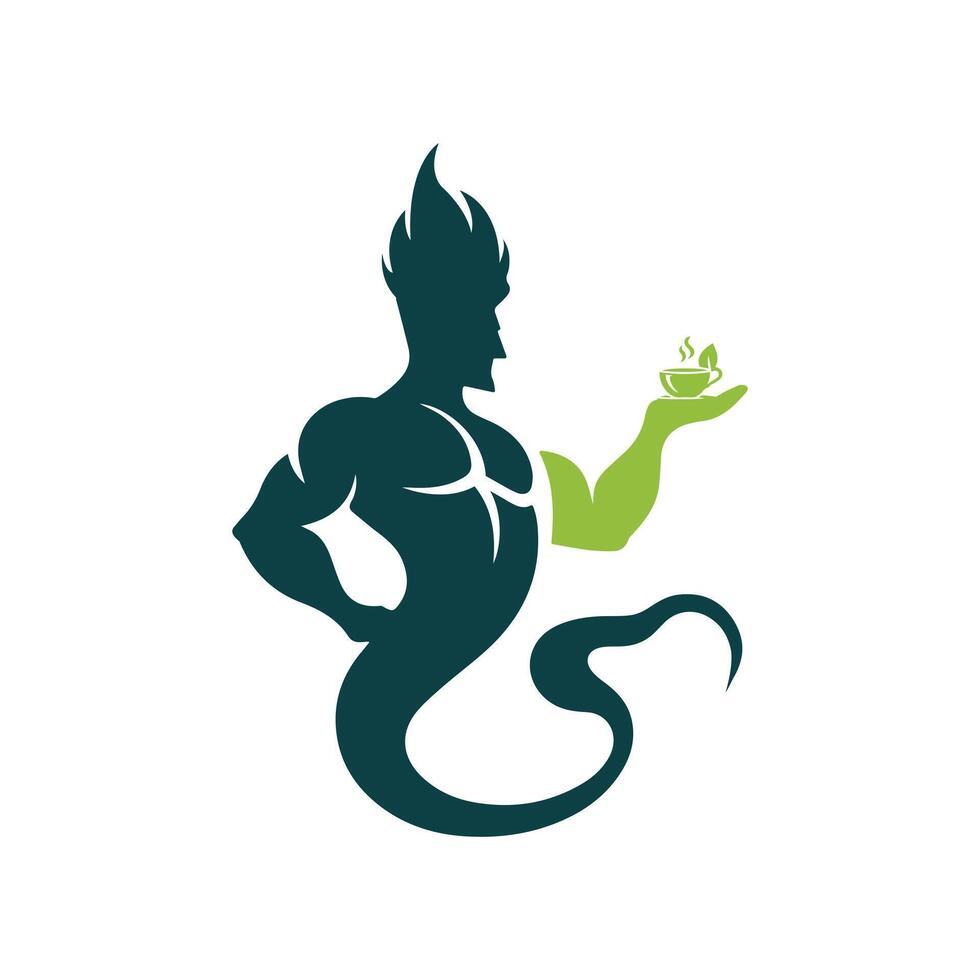 Genie Logo Vector Design Illustration