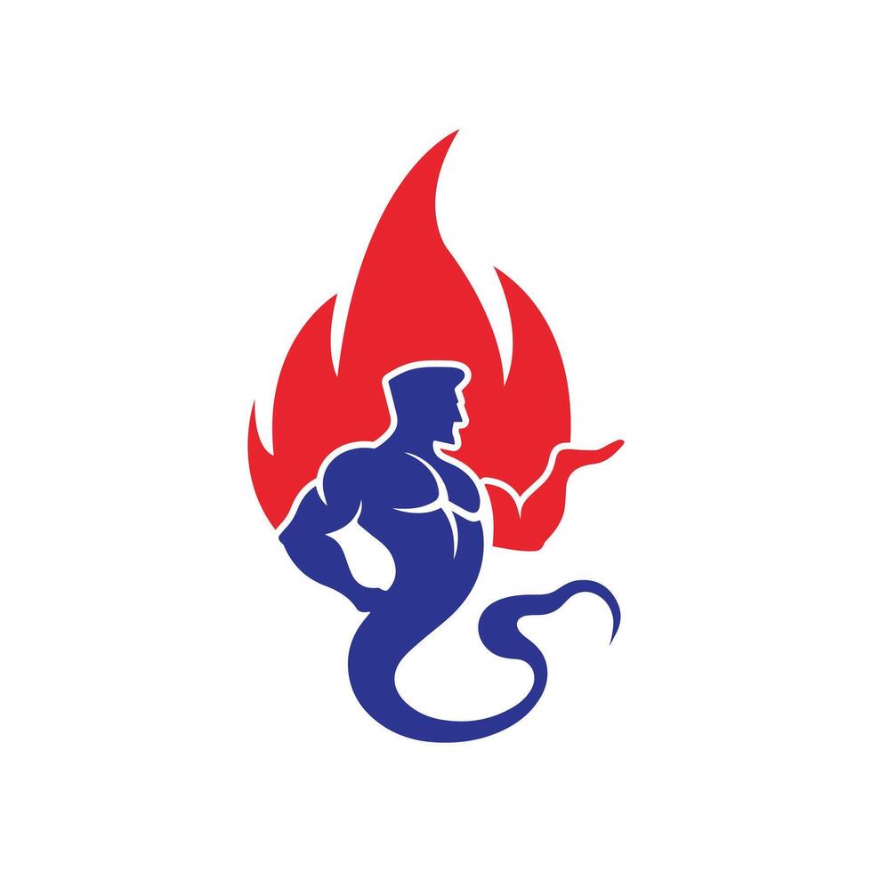 Genie Logo Vector Design Illustration