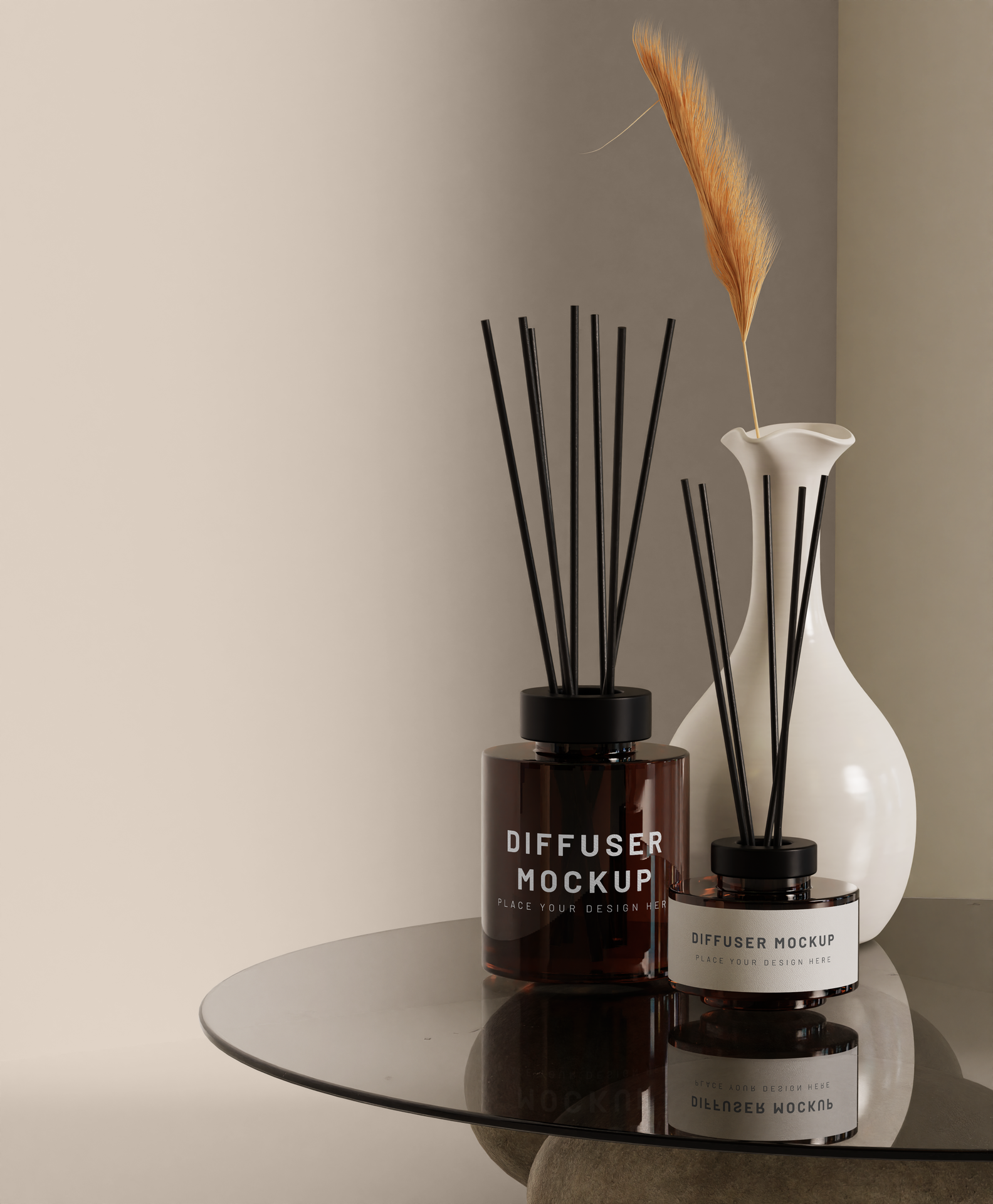 Diffuser bottle mockup 40298487 PSD