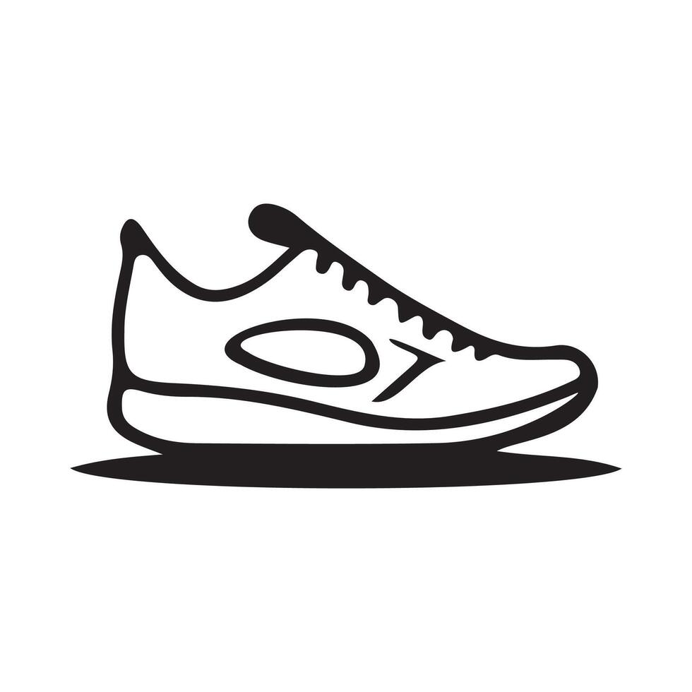 corriendo zapato icono vector arte, iconos, y gráficos