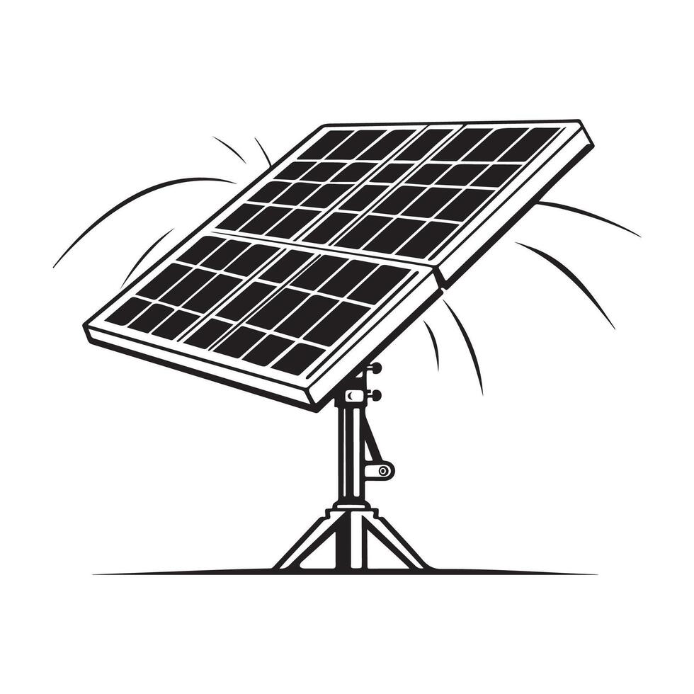 solar paneles imagen vector