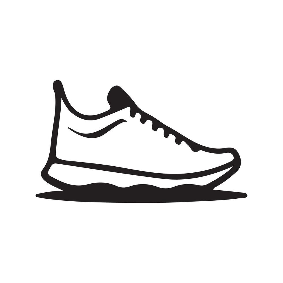 corriendo zapato icono vector arte, iconos, y gráficos