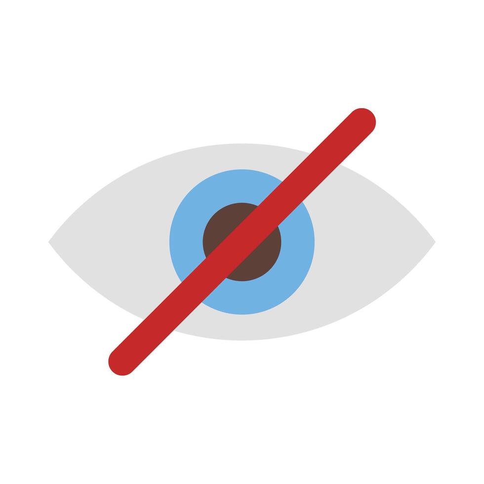 Invisible Vector Flat Icon