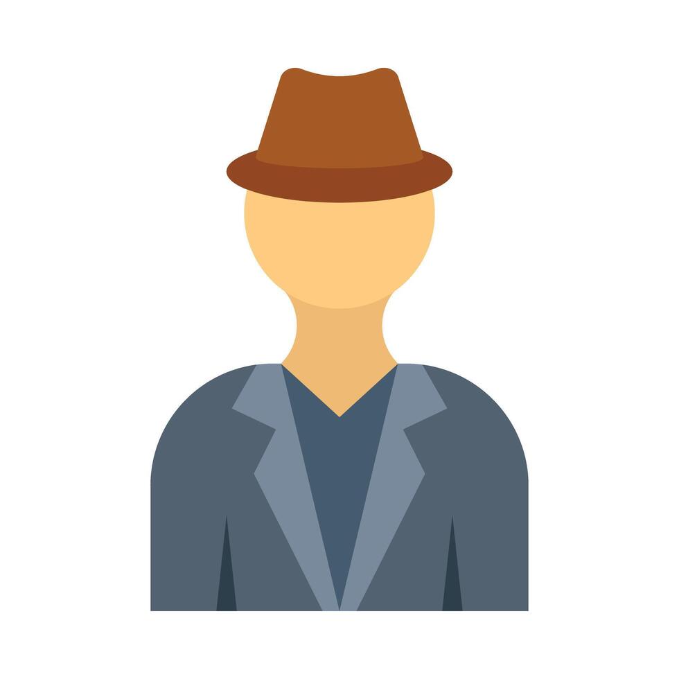 Private Investigator Vector Flat Icon