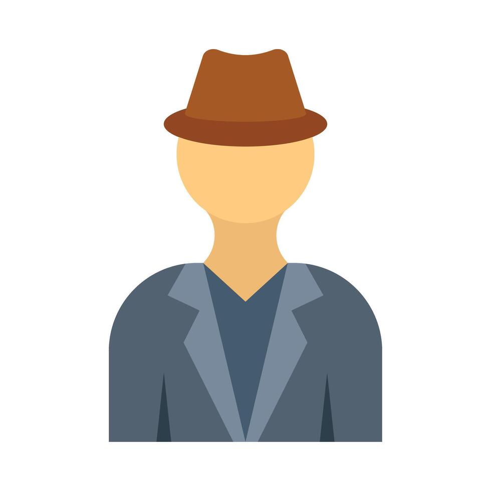 Private Investigator Vector Flat Icon