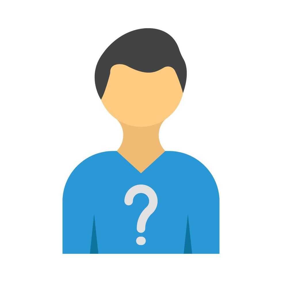 Missing Person Vector Flat Icon