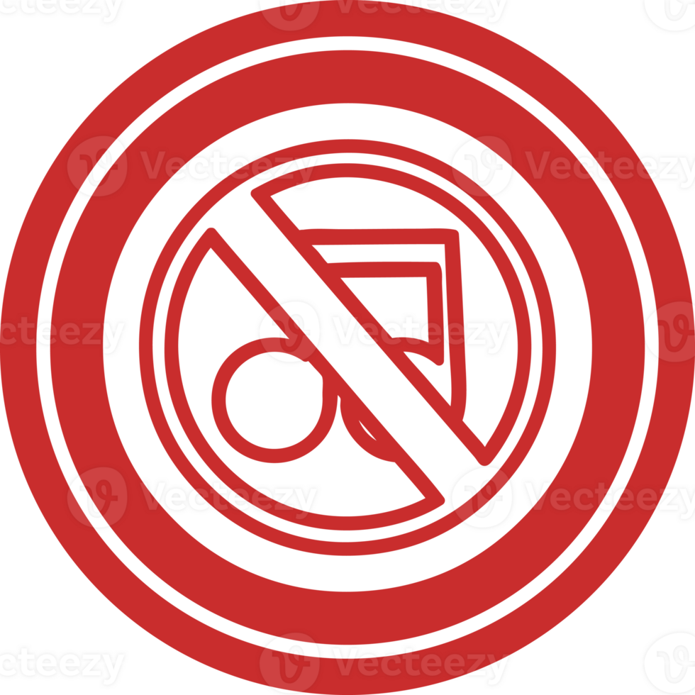 no music circular icon symbol png