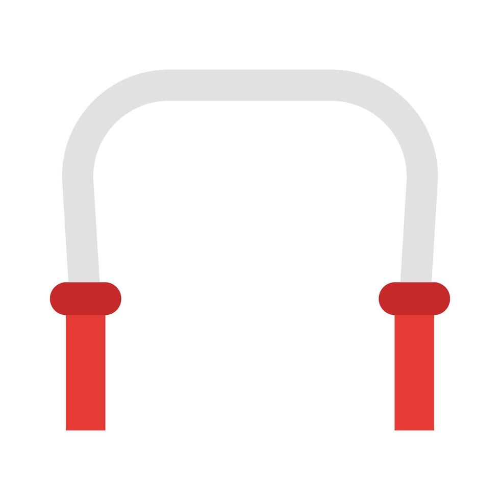 Jumping Rope Vector Flat Icon Design