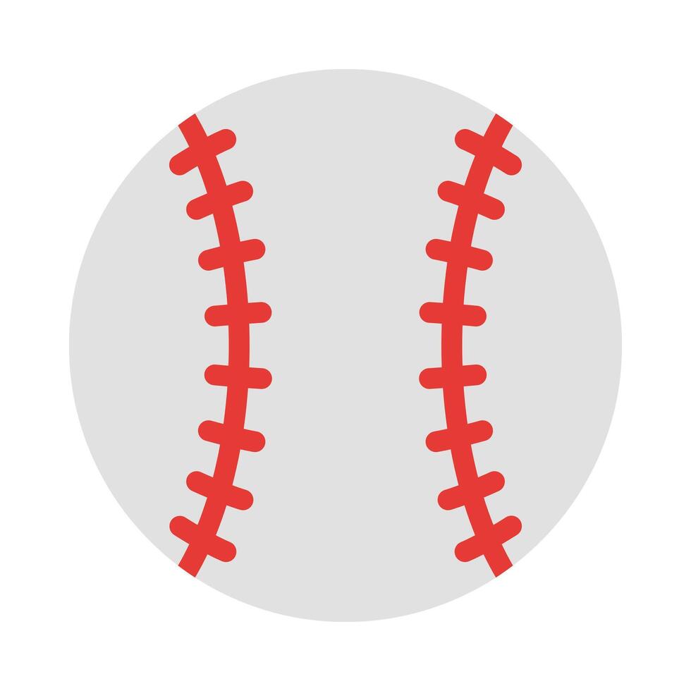 Baseball Vector Flat Icon Design