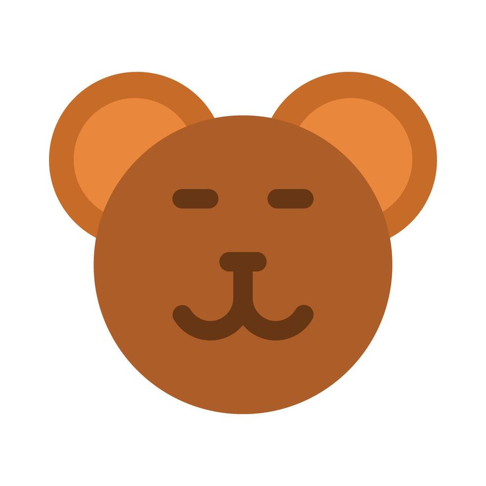 Teddy Bear Vector Flat Icon