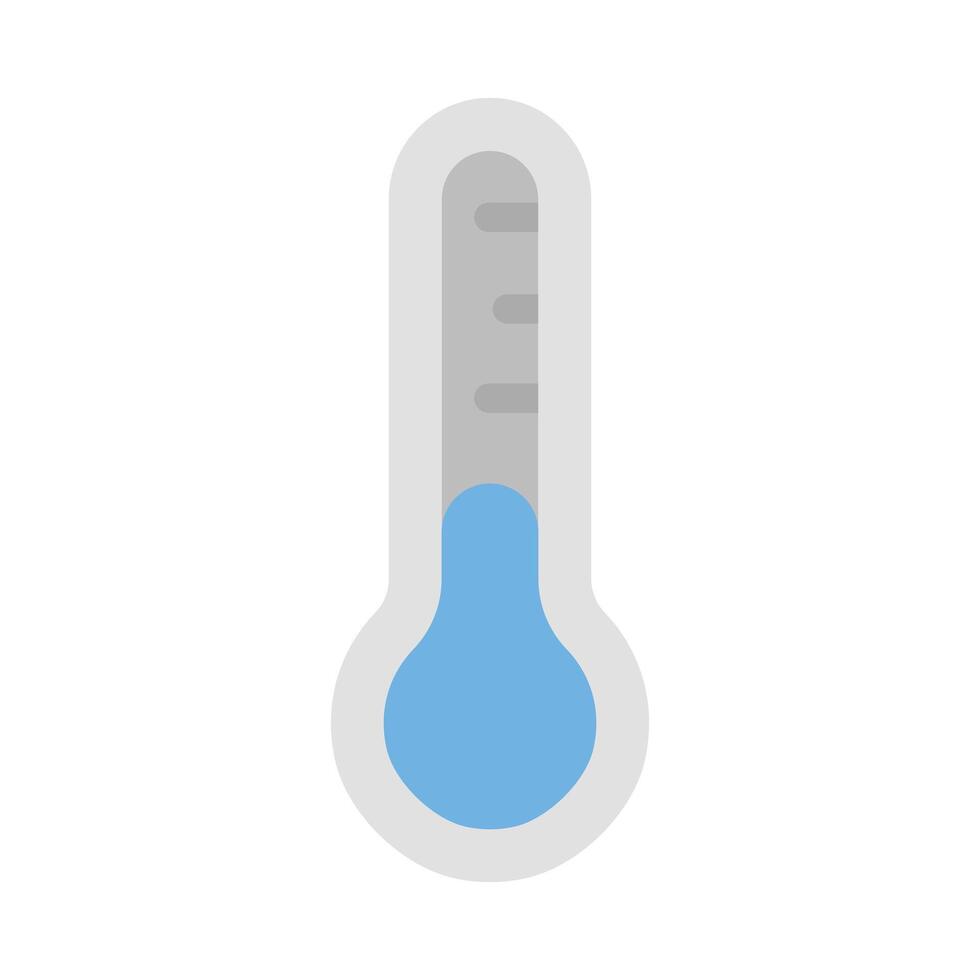 frío temperatura vector plano icono diseño