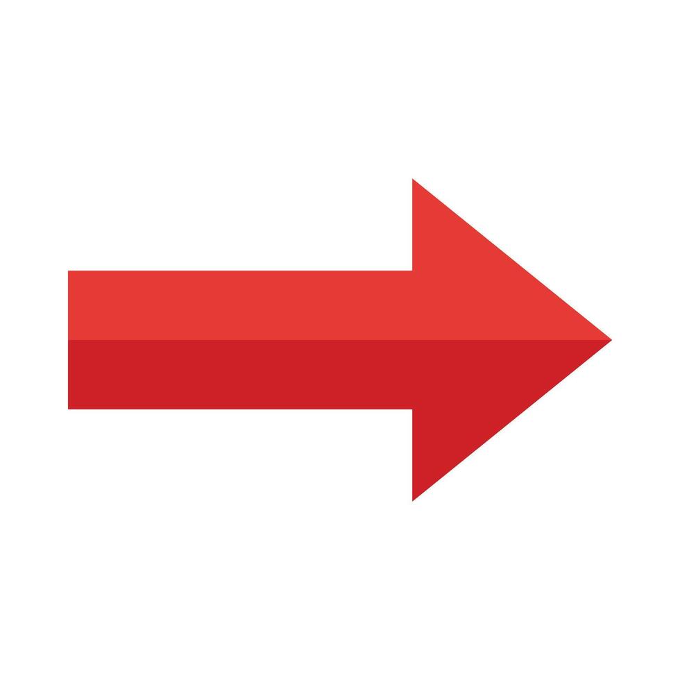 Right Arrow Vector Flat Icon Design