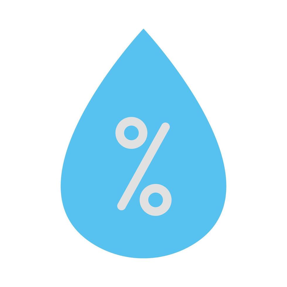 Humidity Vector Flat Icon Design