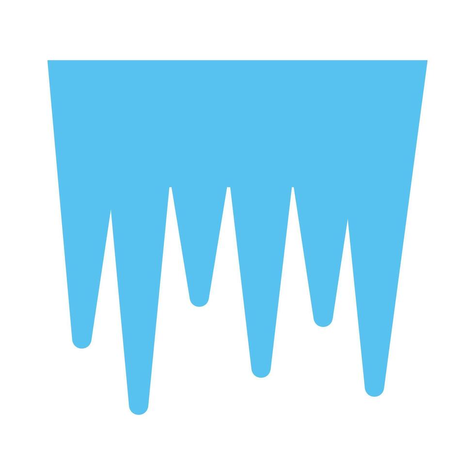 Icicles Vector Flat Icon Design