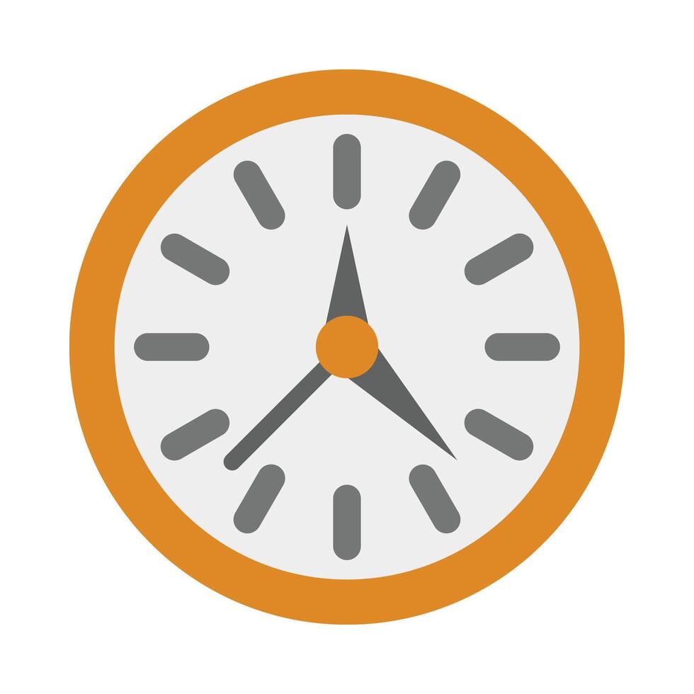 reloj vector plano icono