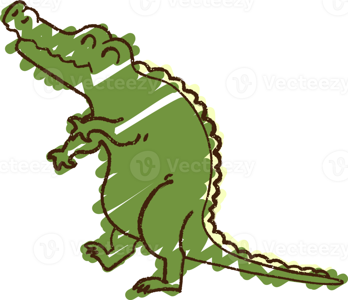 Crocodile Chalk Drawing png