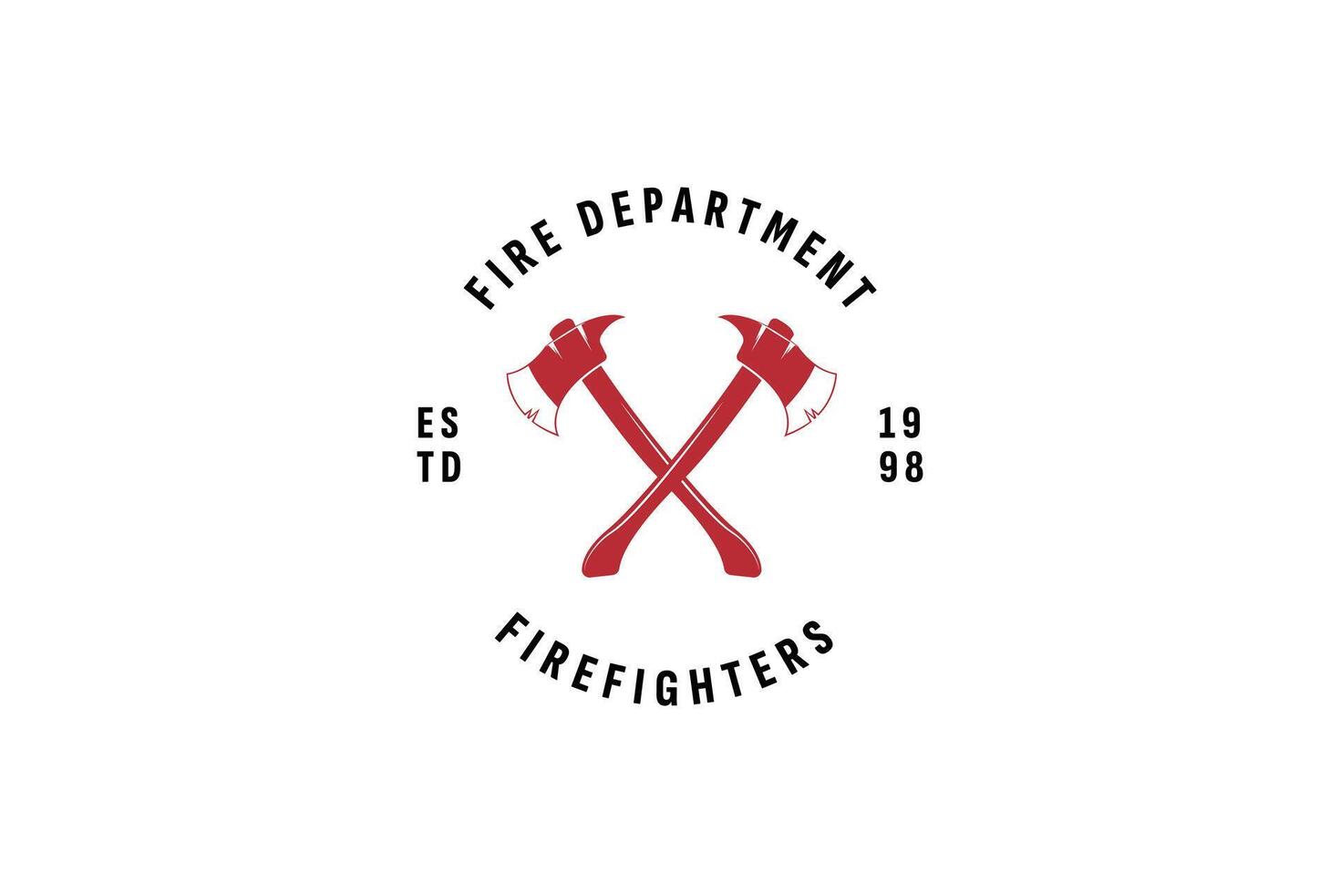 fire department logo vector icon illustration