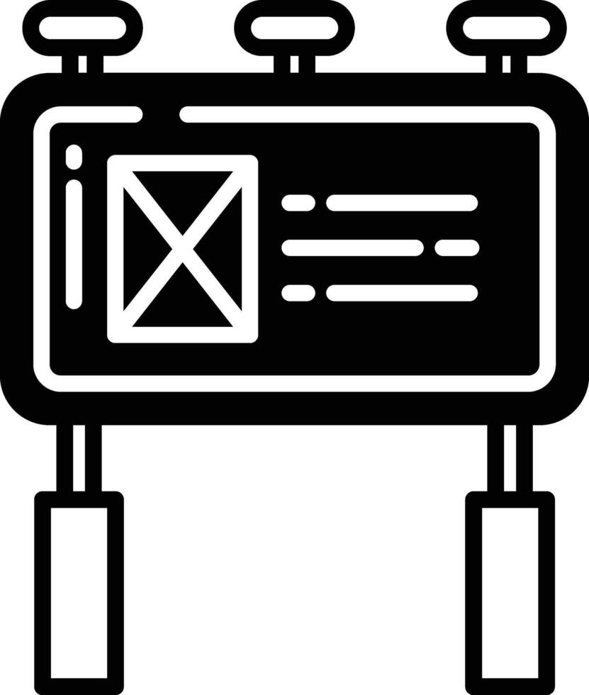 bill glyph and line vector illustration