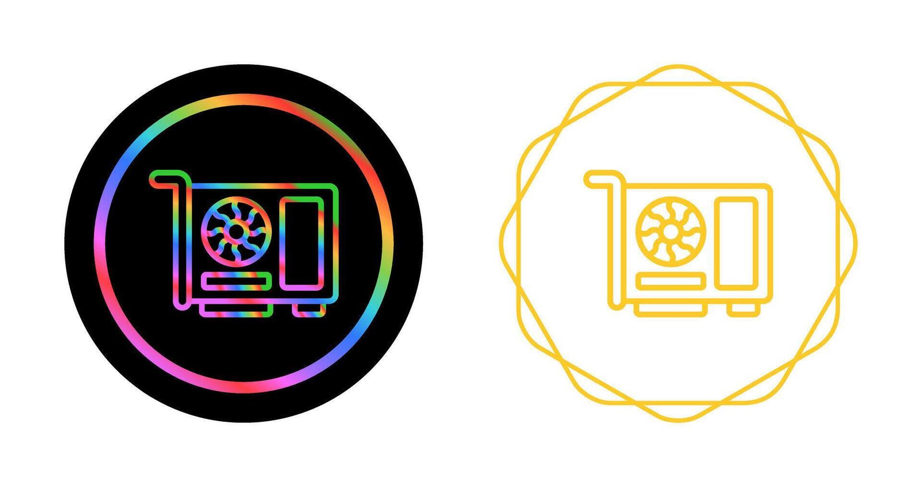 Graphic Card Vector Icon