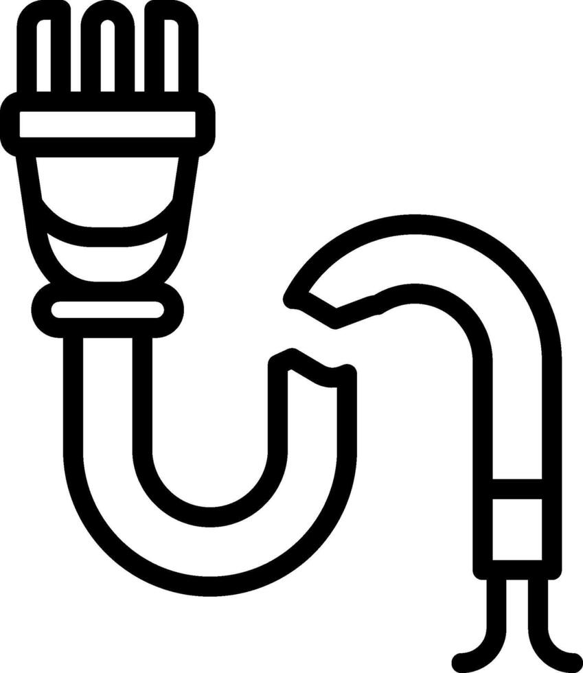 Brocken Cable Vector Icon