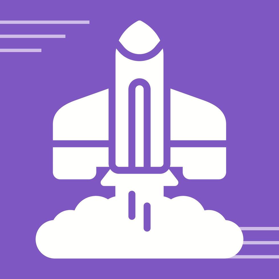 Rocket Launch Vector Icon