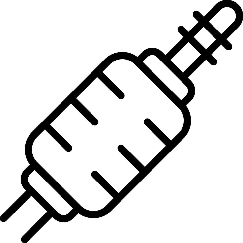 Jack Connector Vector Icon