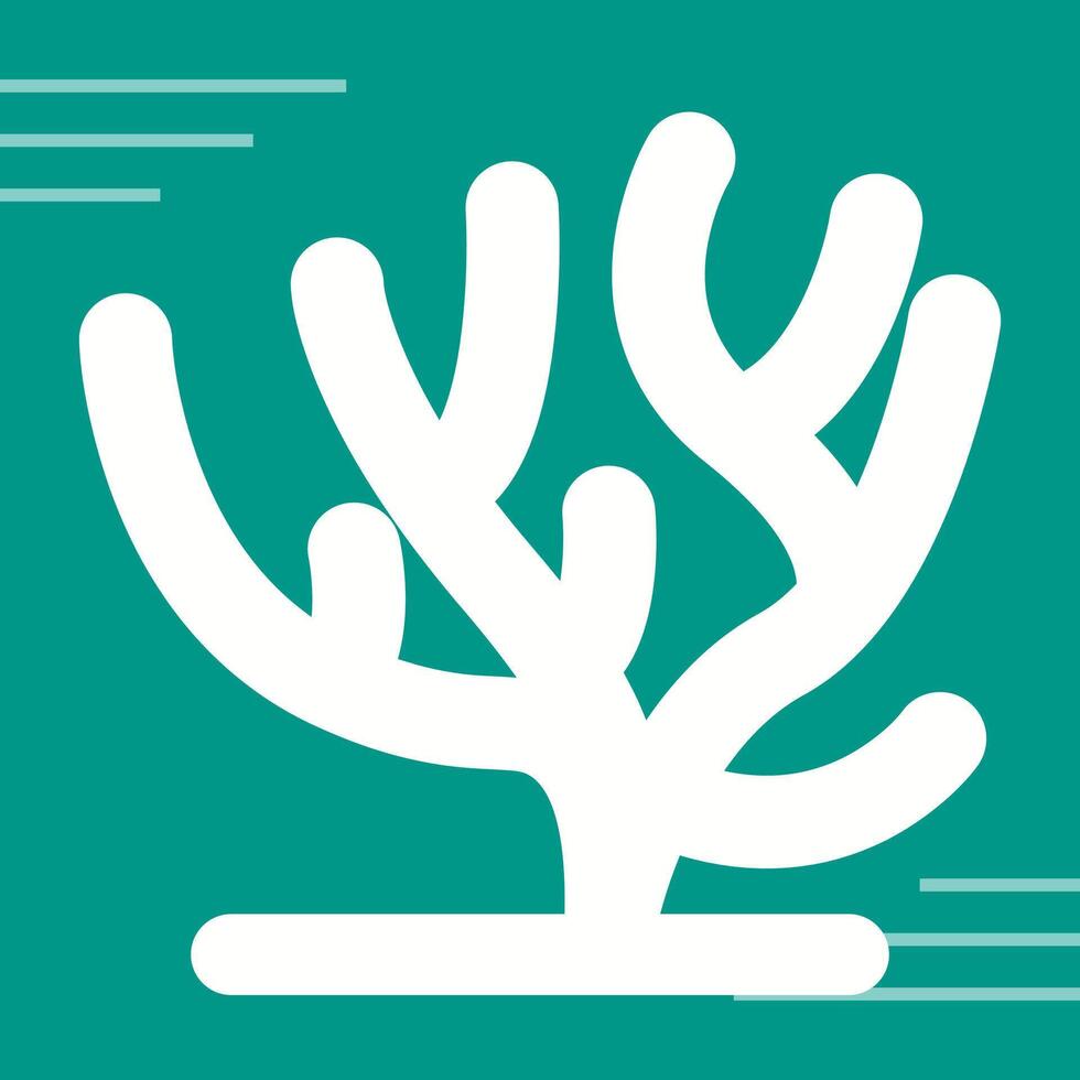 icono de vector de coral