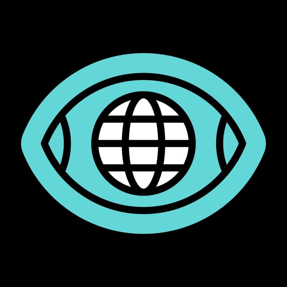 icono de vector de ojo