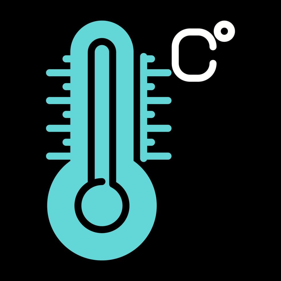 icono de vector de temperatura