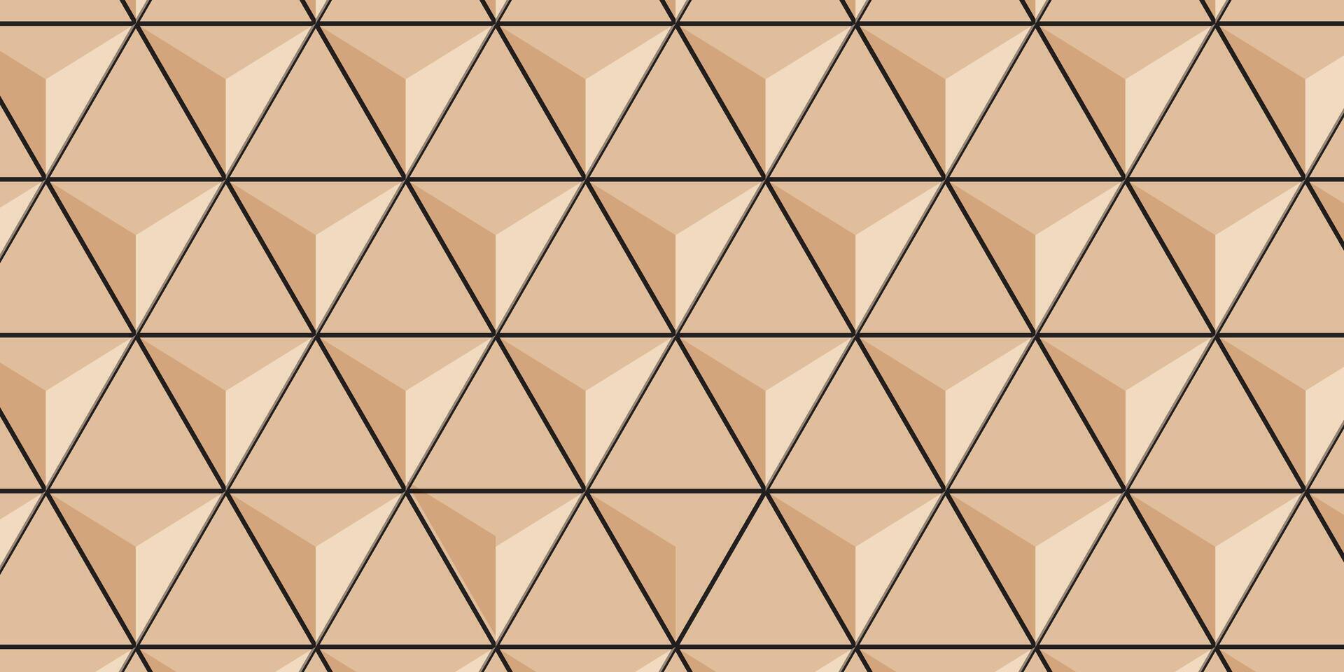 Triangle low poly pattern vector 3d for design element.