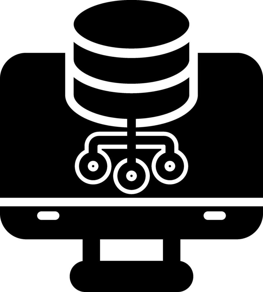 Database Management Vector Icon