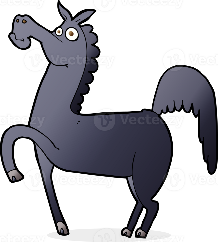 funny cartoon horse png