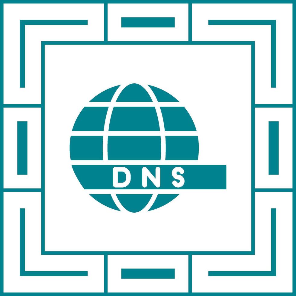 dns servidor vector icono