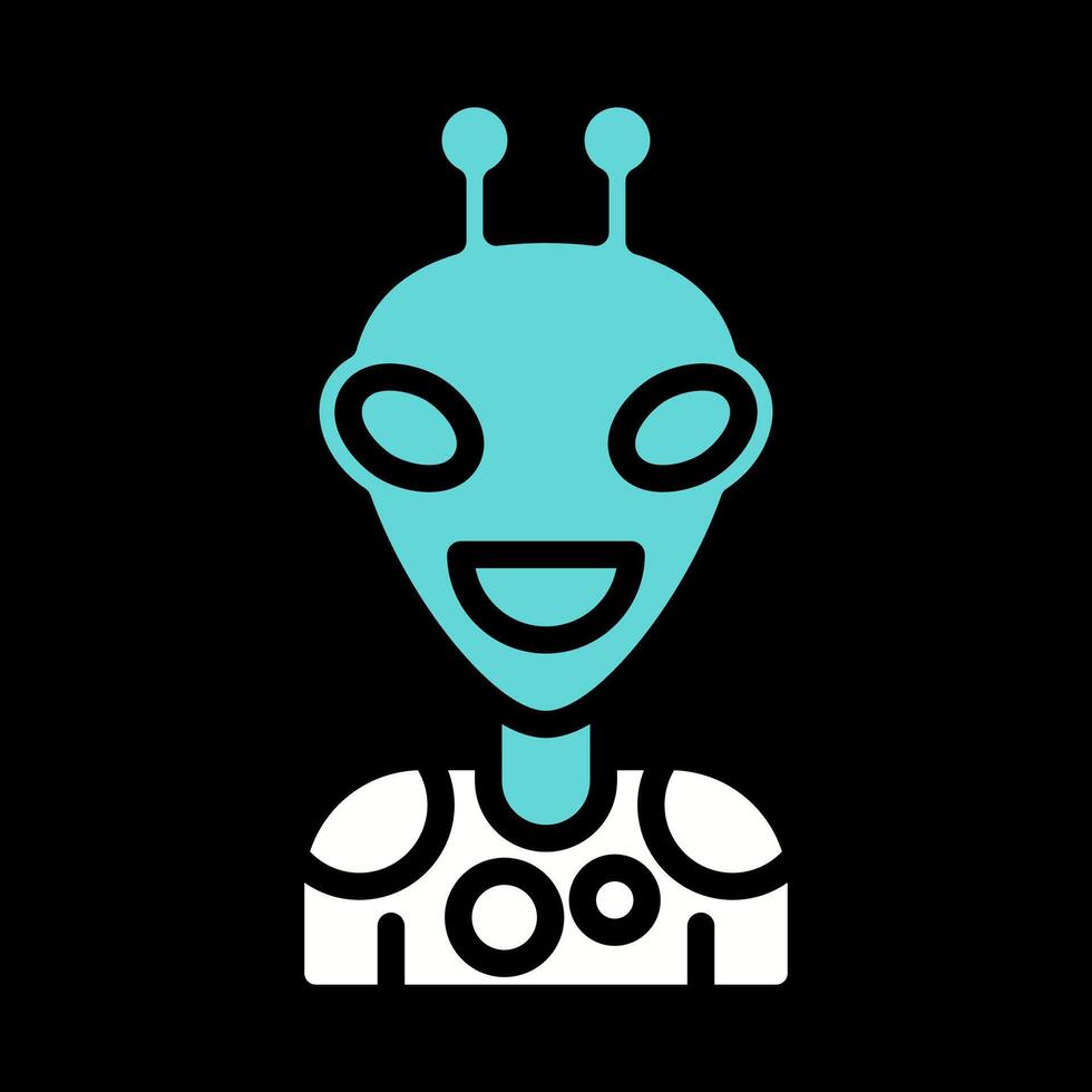 icono de vector alienígena