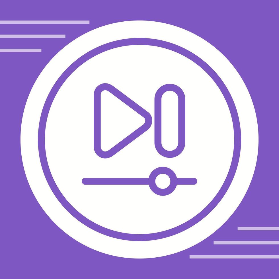 Video Next Track Button Vector Icon