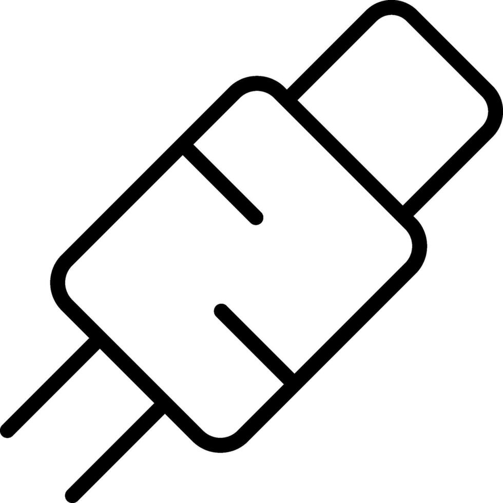 icono de vector de cable