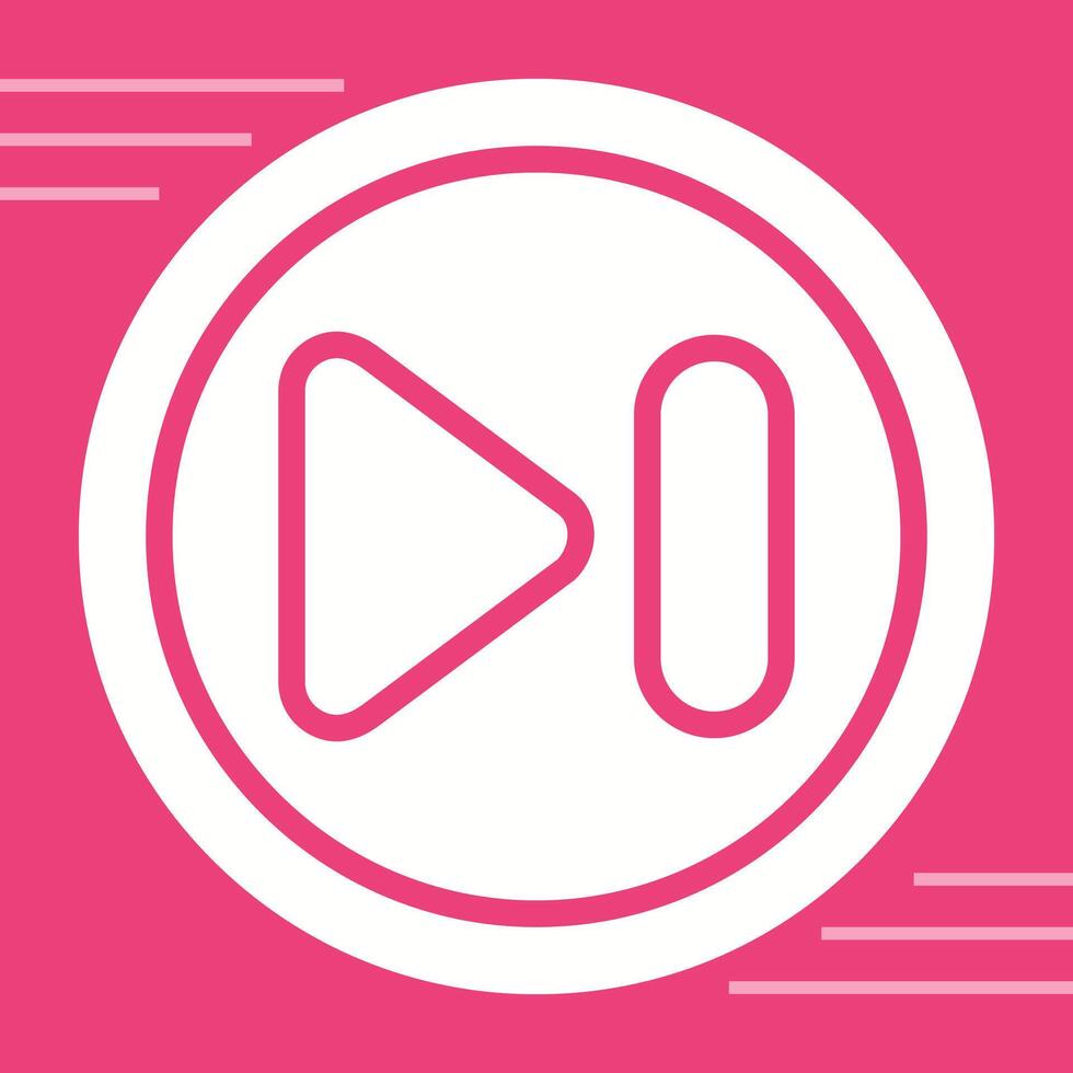 Next Track Button Vector Icon