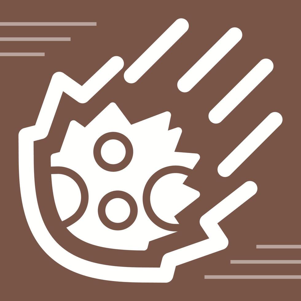 Meteor Vector Icon